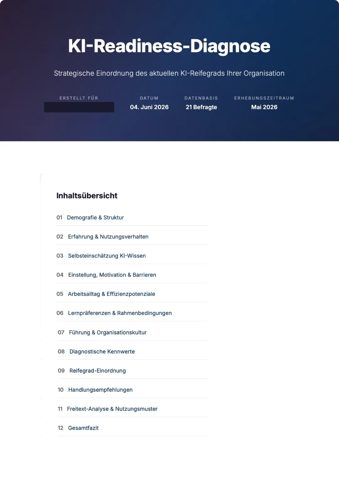 Vollständige Auswertung der KI-Readyness-Umfrage - mit Insights